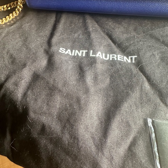Blue Medium YSL Saint Laurent Kate Bag. In Excellent condition. - Picture 13 of 13